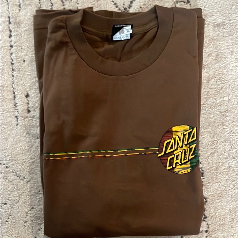 Santa Cruz Brown Graphic T-Shirt